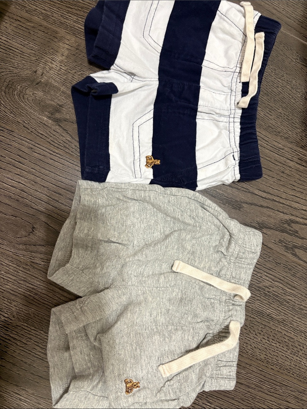 GAP Boys Two-Pack Shorts — Navy & Heather Gray